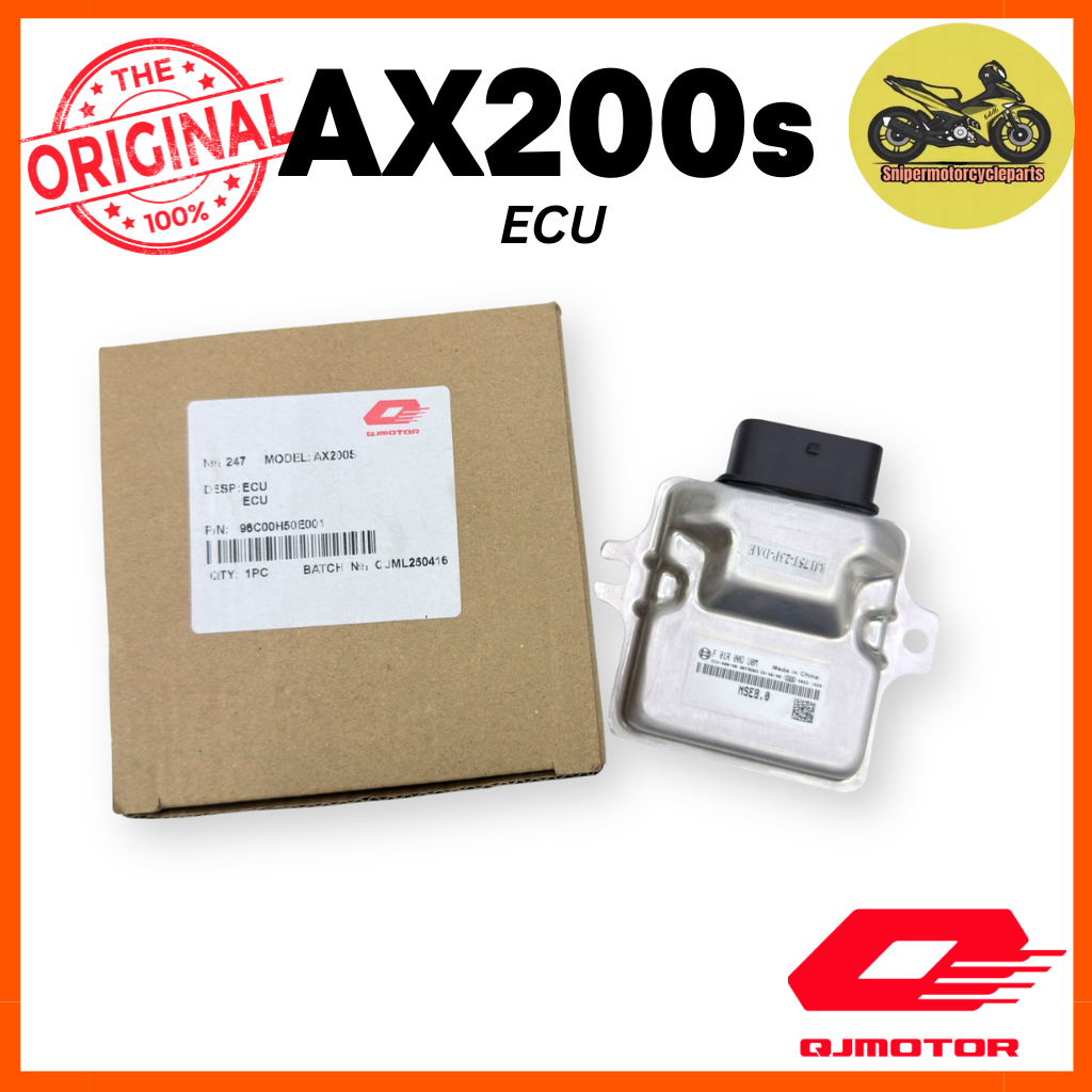 QJ AX200S AX200 AX ECU หน่วยควบคุมเครื่องยนต์ใหม่ (ECU) QJ MOTOR