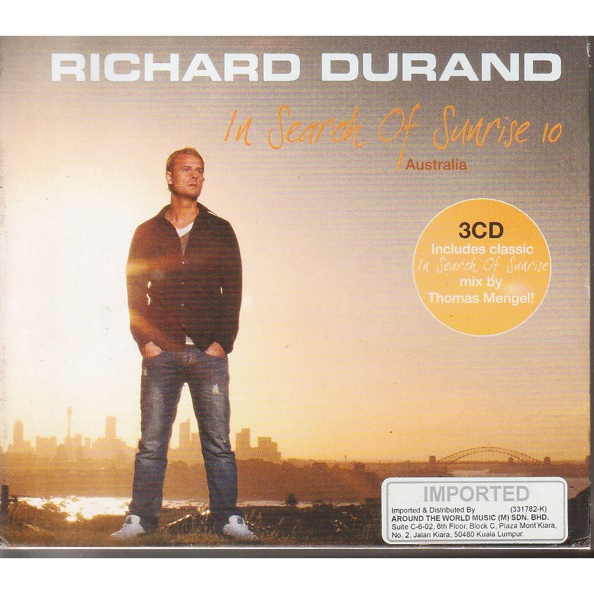 ซีดี RICHARD DURAND : IN SEARCH OF SUNRISE 10