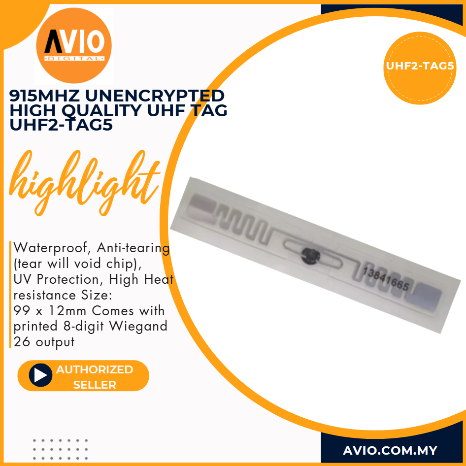 สติ๊กเกอร์แท็ก UHF พร้อมจํานวนที่แตกต่างกัน 915MHz การ์ดไม่เข้ารหัส House Barrier Gate UHF2-TAG5