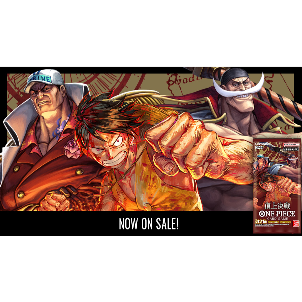 ONE PIECE CARD เกม OP02 PRB01 P-SR PR AA OP02-013 OP02-018 OP02-004 OP02-096 OP02-099 OP02-114 OP02-
