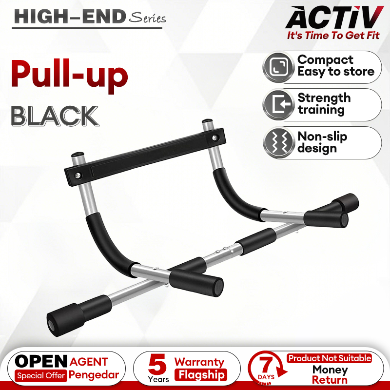 Fitness Iron Gym Door Gym Pull Up Bar / Bar Penarik Pintu Iron Gym
