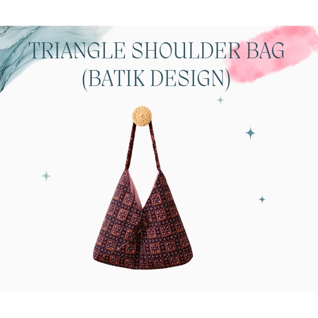[DDD] กระเป๋าสะพาย TATIK TRIANGLE_HANDMADE