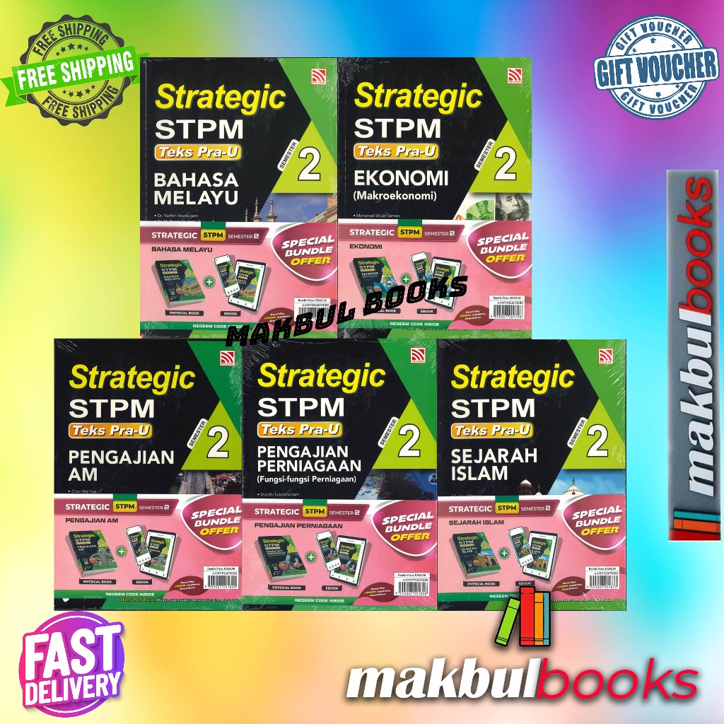 PELANGI: กลยุทธ์ STPM TEKS PRA-U + EBOOK (SEMESESTER 2)