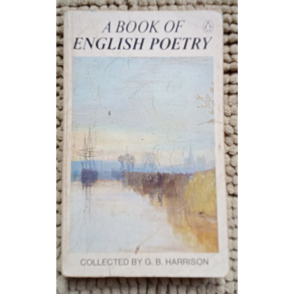 Preloved A BOOK OF ENGLISH POETRY gb Harrison