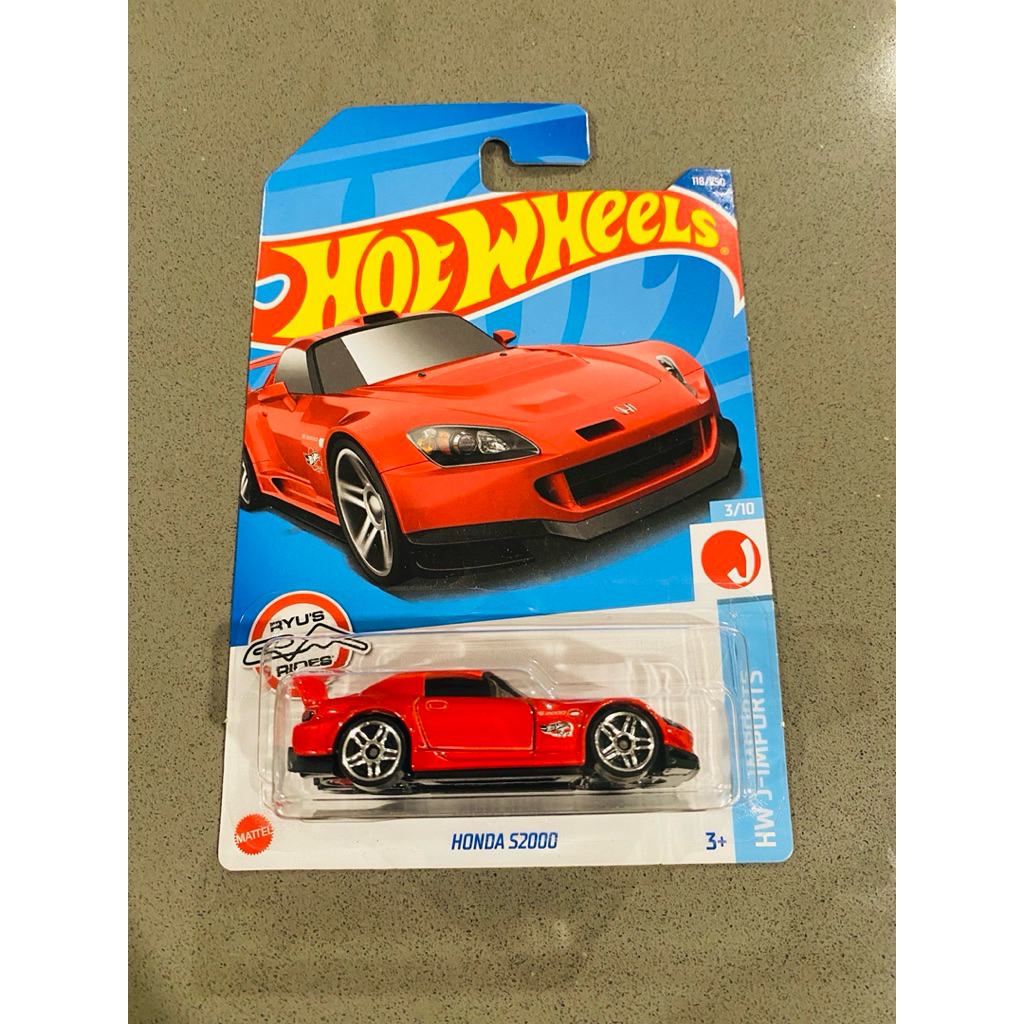 Mainline 2022 Hot Wheels Honda S2000 จากซีรีส์ HW J-นําเข้า สีแดง