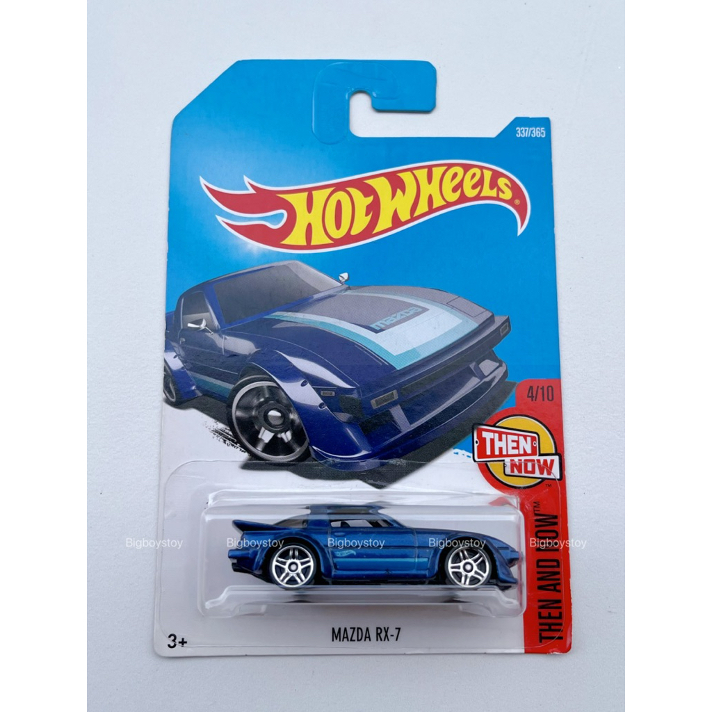 Hot Wheels Mazda RX-7 Blue (SA22C) – 2017 Then and Now 4/10 – JDM Collection