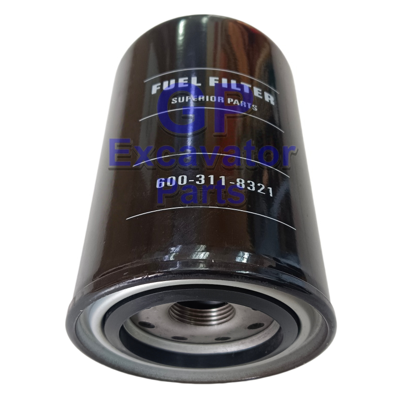 PC300-5/PC300-6/PC300-7 เครื่องยนต์รถขุดไฮดรอลิกดีเซลกรองน้ํามันเชื้อเพลิง (600-311-8321/2299/1P2299