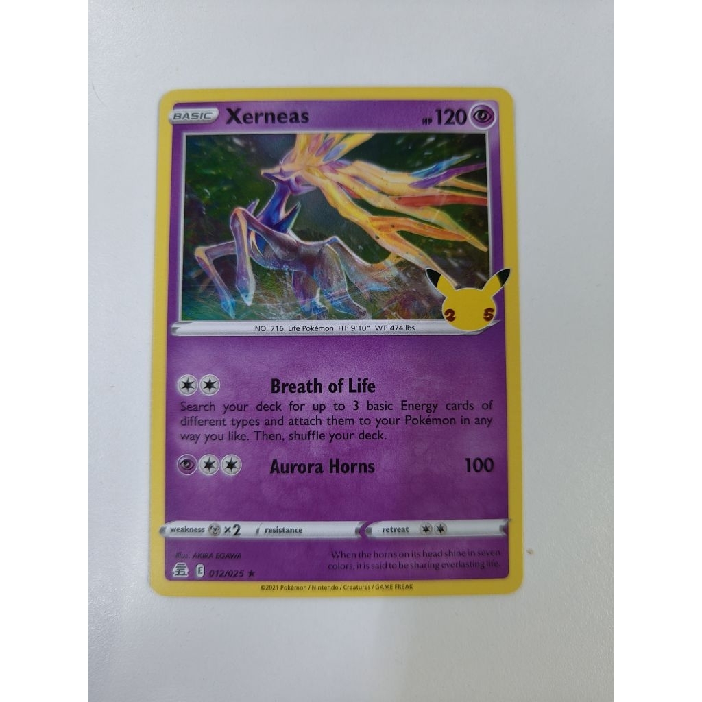 Pokemon TCG Xerneas 012/025