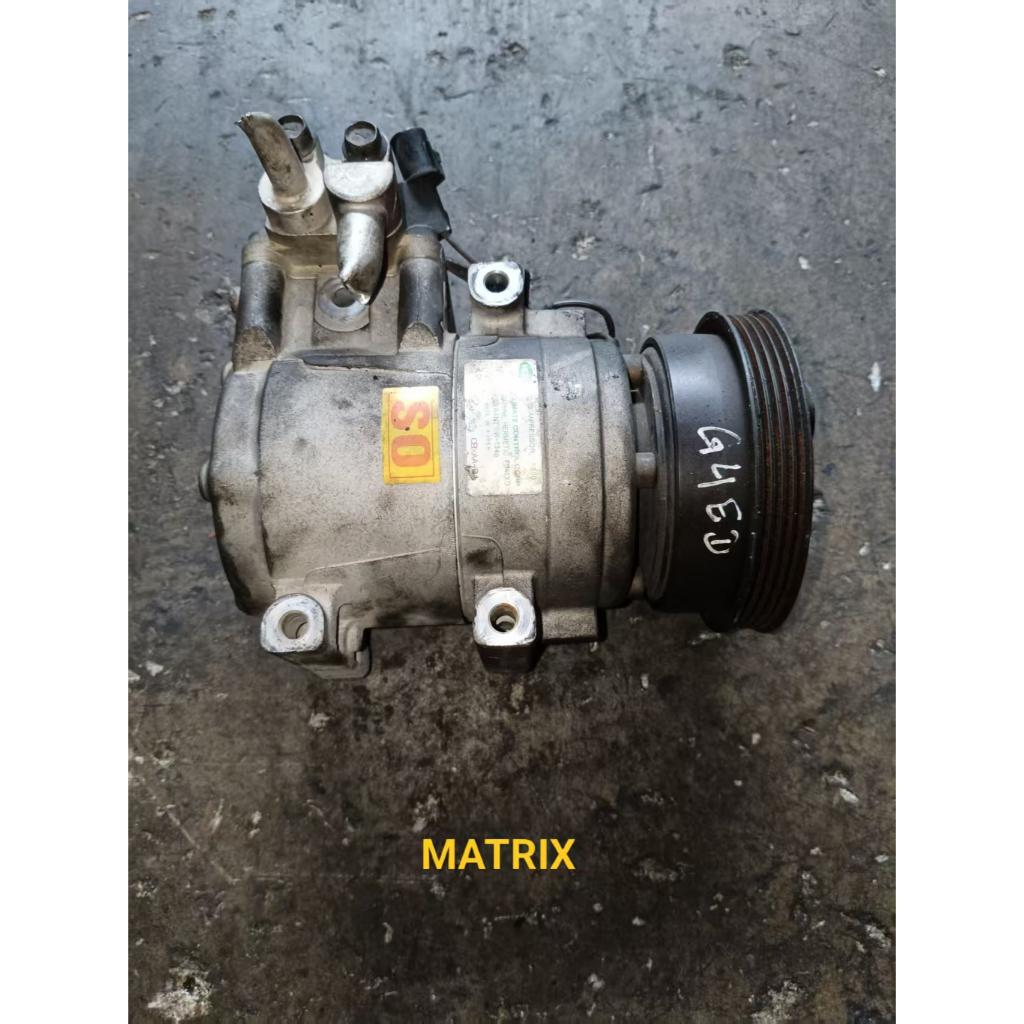 Hyundai Matrix 1.6cc G4ED Aircond ปั๊มคอมเพรสเซอร์ Hyundai Matrix 1.6cc G4ED (ใช้ HALFCUT)