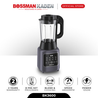 Bossman Kaden High Speed Smart Cooking Blender BK3600