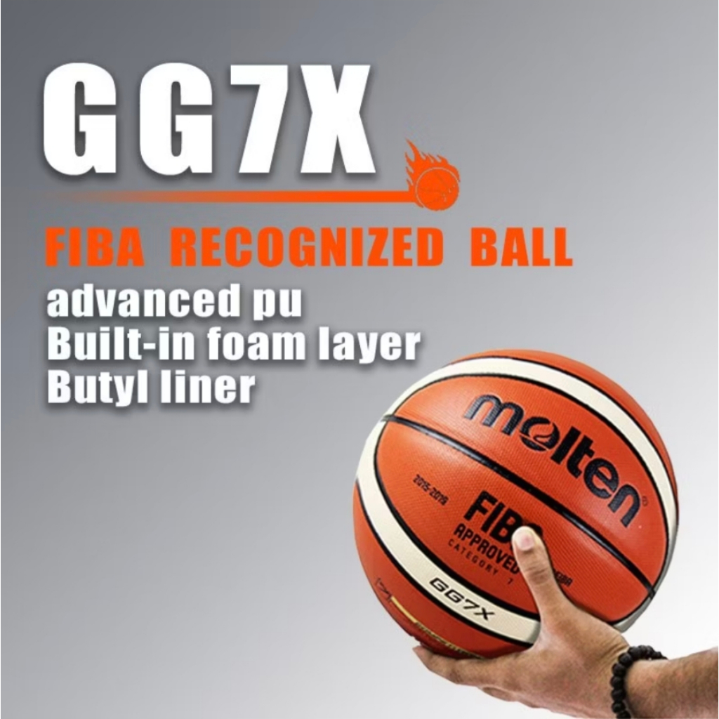 ( Clearance ) Molten GG7X Basketball Molten Basketball Modern PU Leather Material Size 7