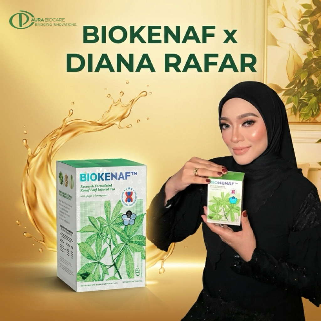[BIOKENAF x DIANA RAFAR] ชาออร์แกนิก BIOKENAF พร้อม LEAVES