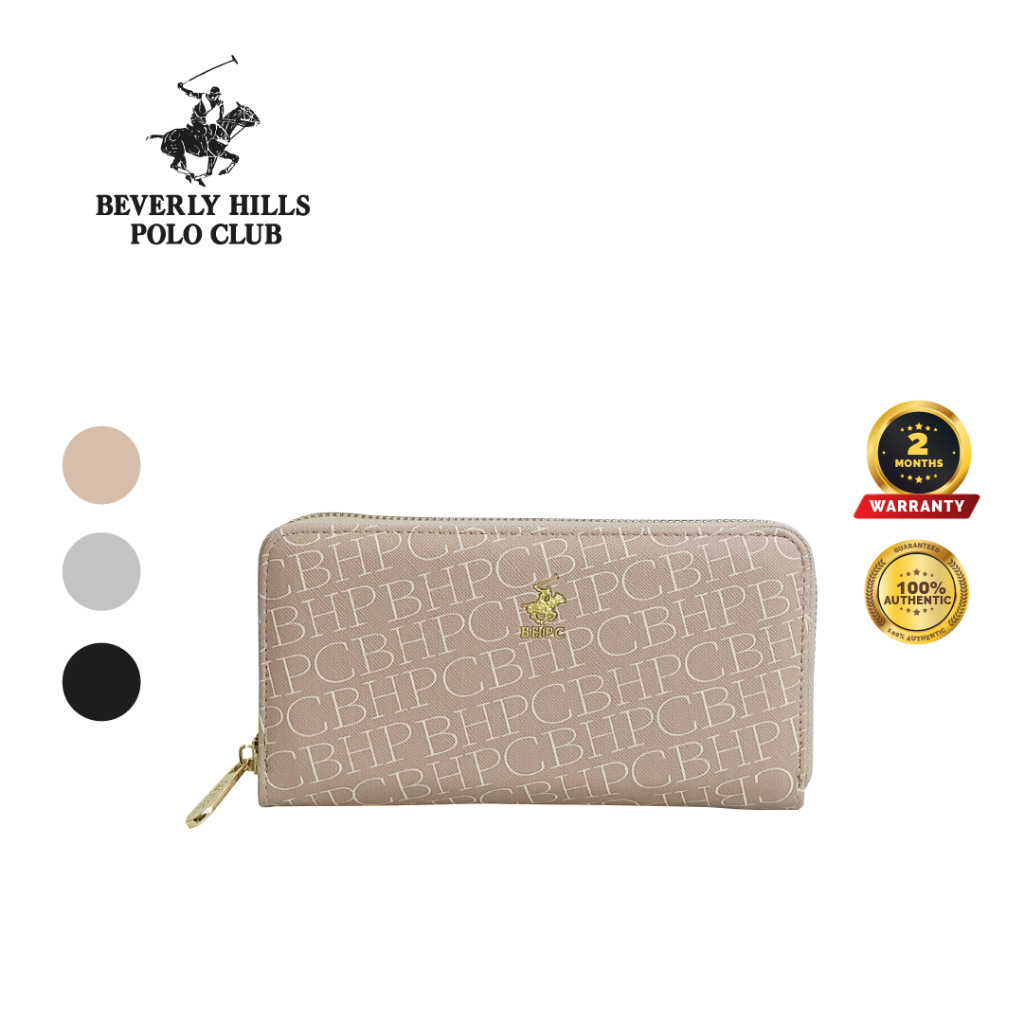 Beverly Hills Polo Club Ladies Lauren กระเป๋าสตางค์ใบยาว กระเป๋าสตางค์หรูหรา (BHWL0326-1995254) (326-4)