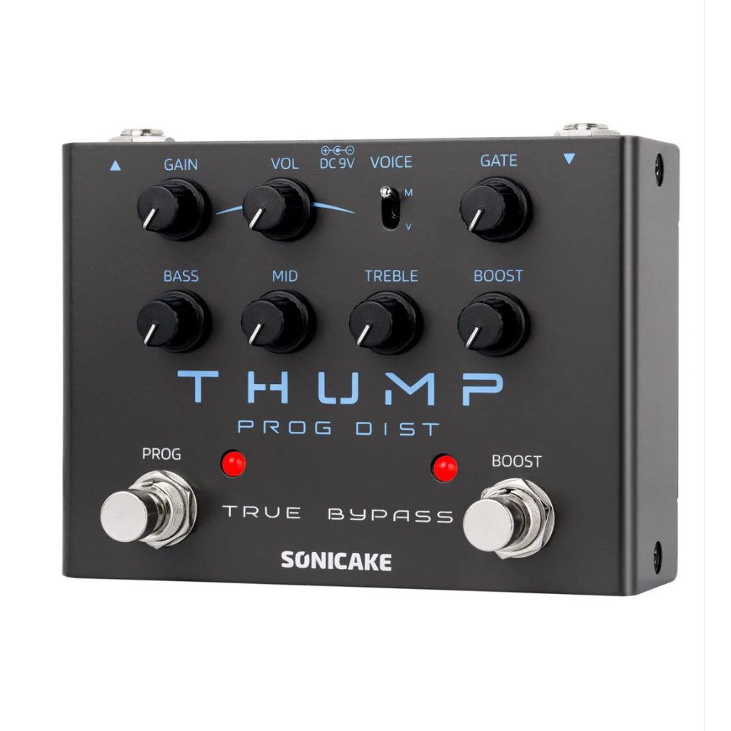 Sonicake Thump Prog ผลการบิดเบือนกําไรสูงพร้อมประตูเสียงรบกวนในตัว (สินค้าใหม่)