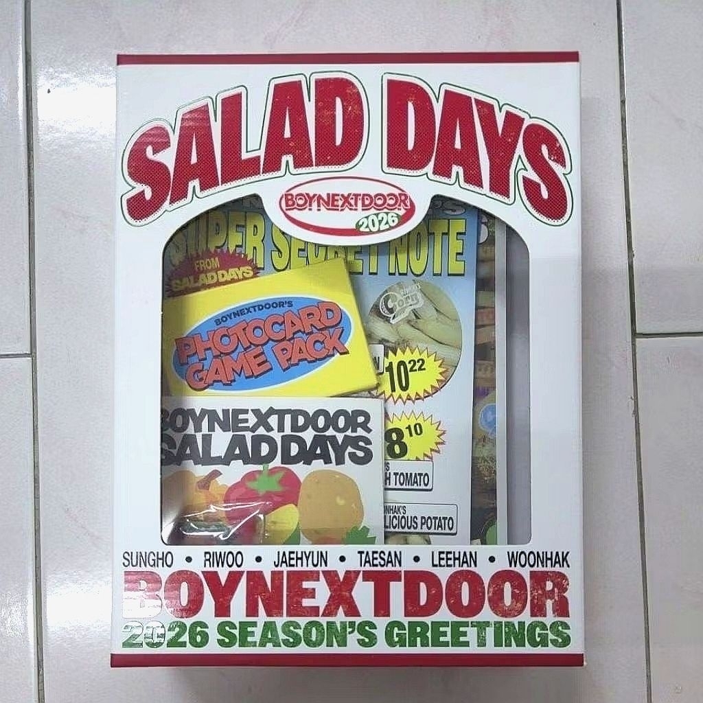 Boynextdoor 2026 ฤดูอวยพร - Salad Days ของหลวม