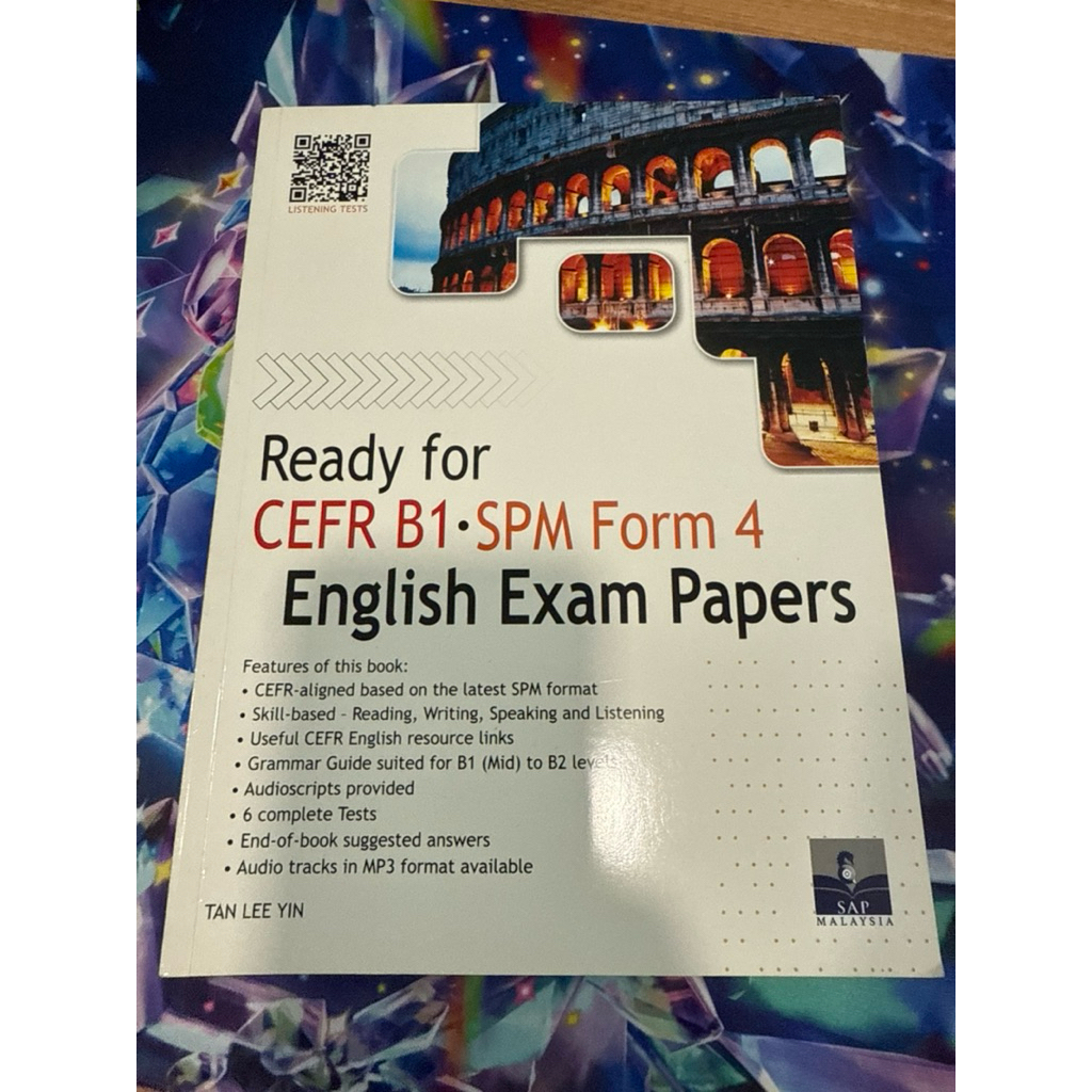 หนังสือก่อนรัก ️‍ อังกฤษ CEFR&SPMForm 4
