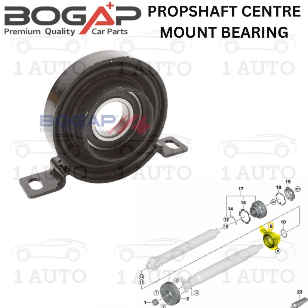 BOGAP PROPSHAFT CENTRE MOUNT BEARING BMW X5 E53 3.0i 4.4i V8 4.6iS