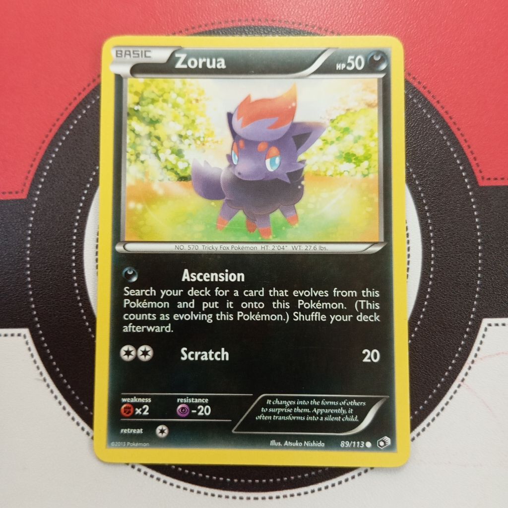 Pokemon TCG - Zorua 89/113 - สมบัติในตํานาน (ทั่วไป)