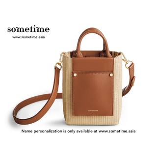 Sometime Nicola Mini (woven) - crossbody bag