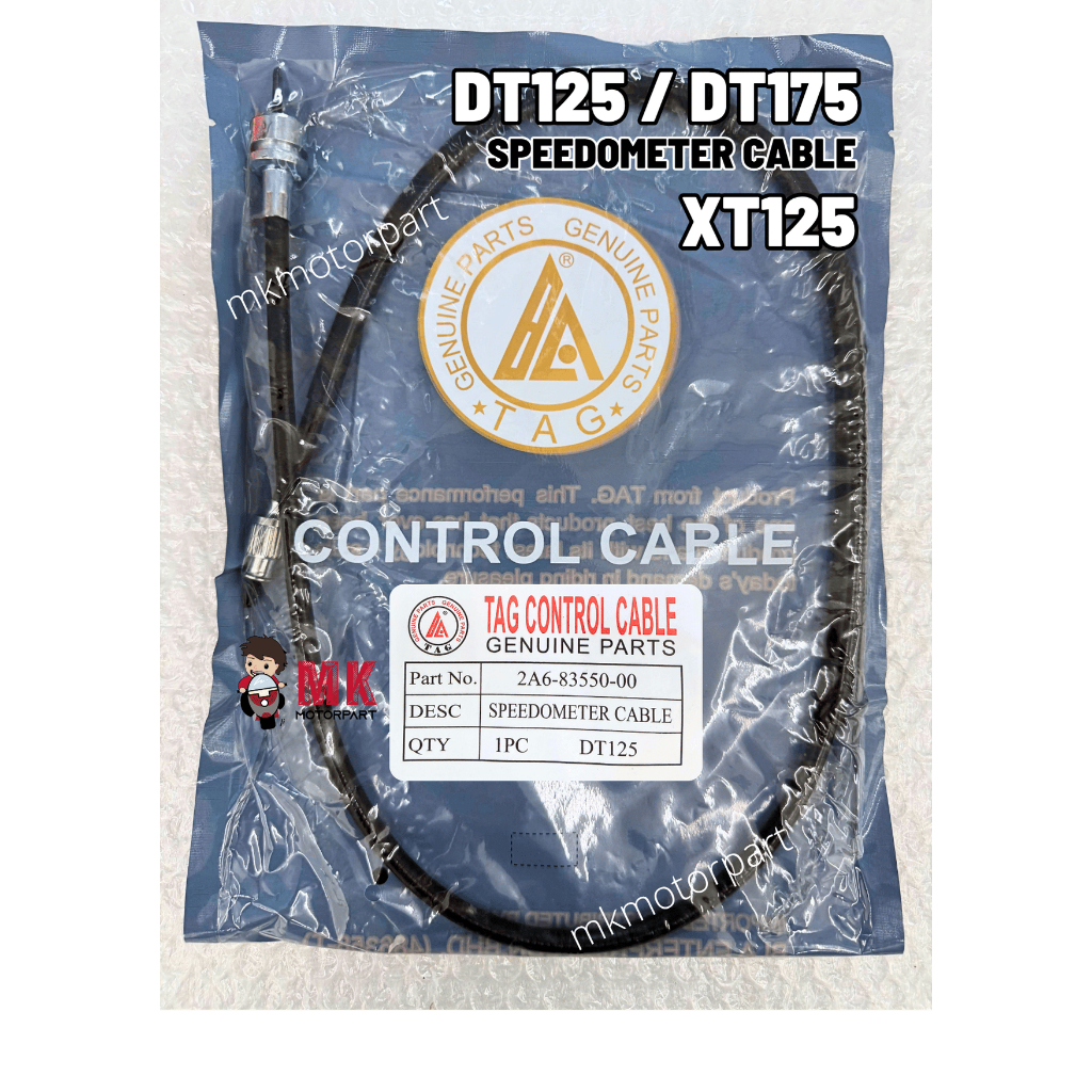 [ TAG ] 2A6-8355-00 SPEEDOMETER Cable Yamaha DT125 2A6 2N0 / DT125MX 3J0 4F2 / DT175 2A7 PNP 18G / 1