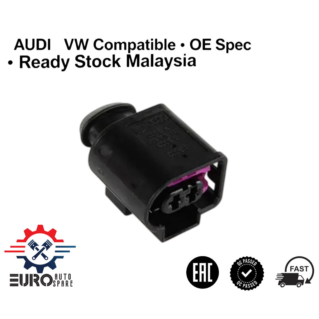 4D0971992 CONNECTOR HOUSING สําหรับ AUDI A1 A2 A3 A4 A5 A6 A7 A8 Q2 Q3 Q5 Q7 Q8 VOLKSWAGEN PASSAT TI