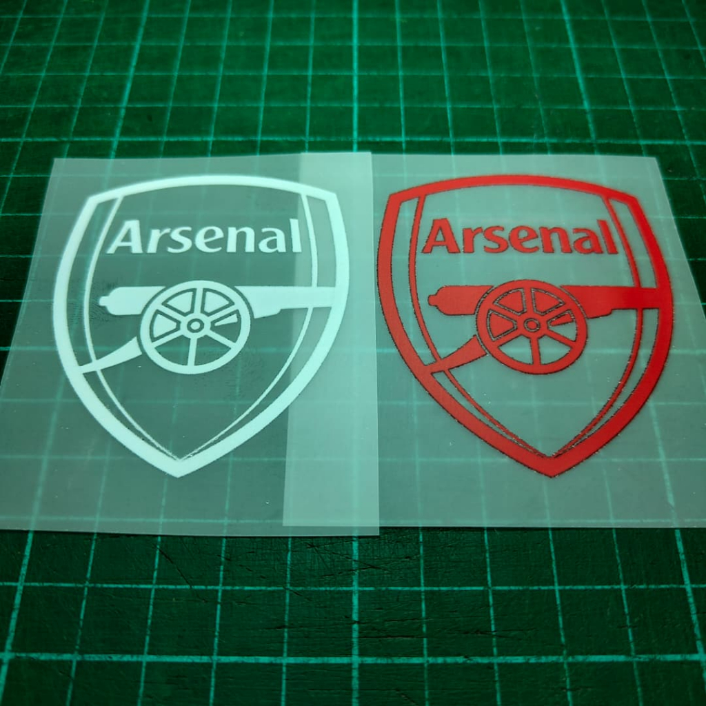 Arsenal DTF Sticker Iron On / Heatpress Baju