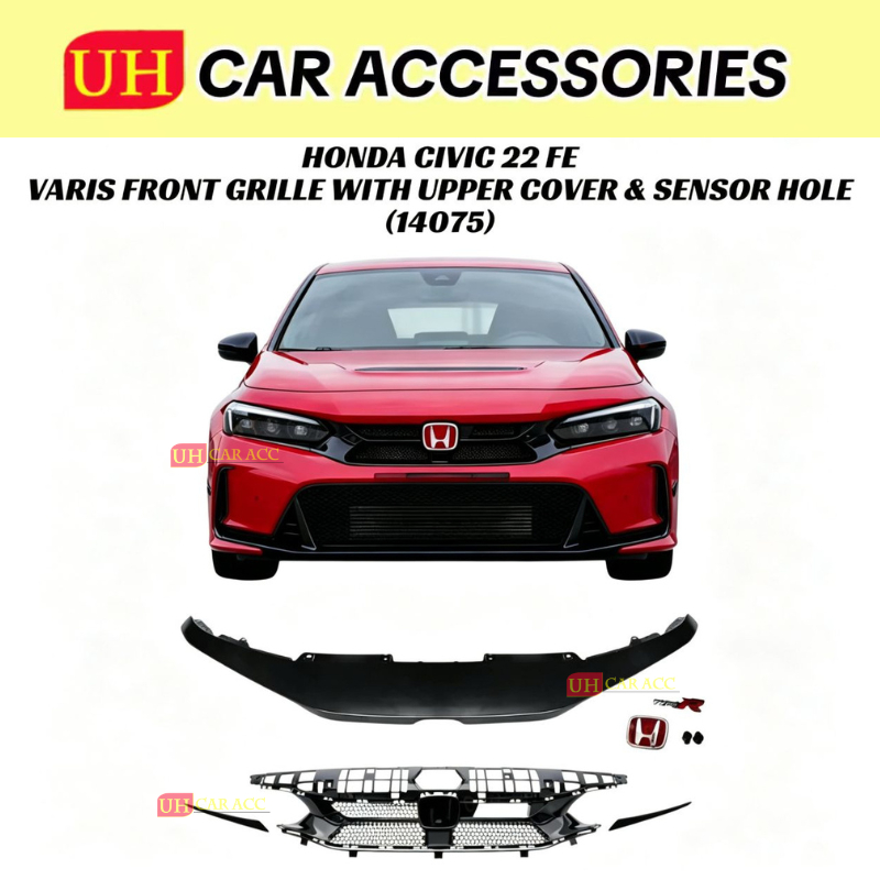 กระจังหน้า Civic FE 2022 2023 หลากหลายพร้อมฝาครอบด้านบน