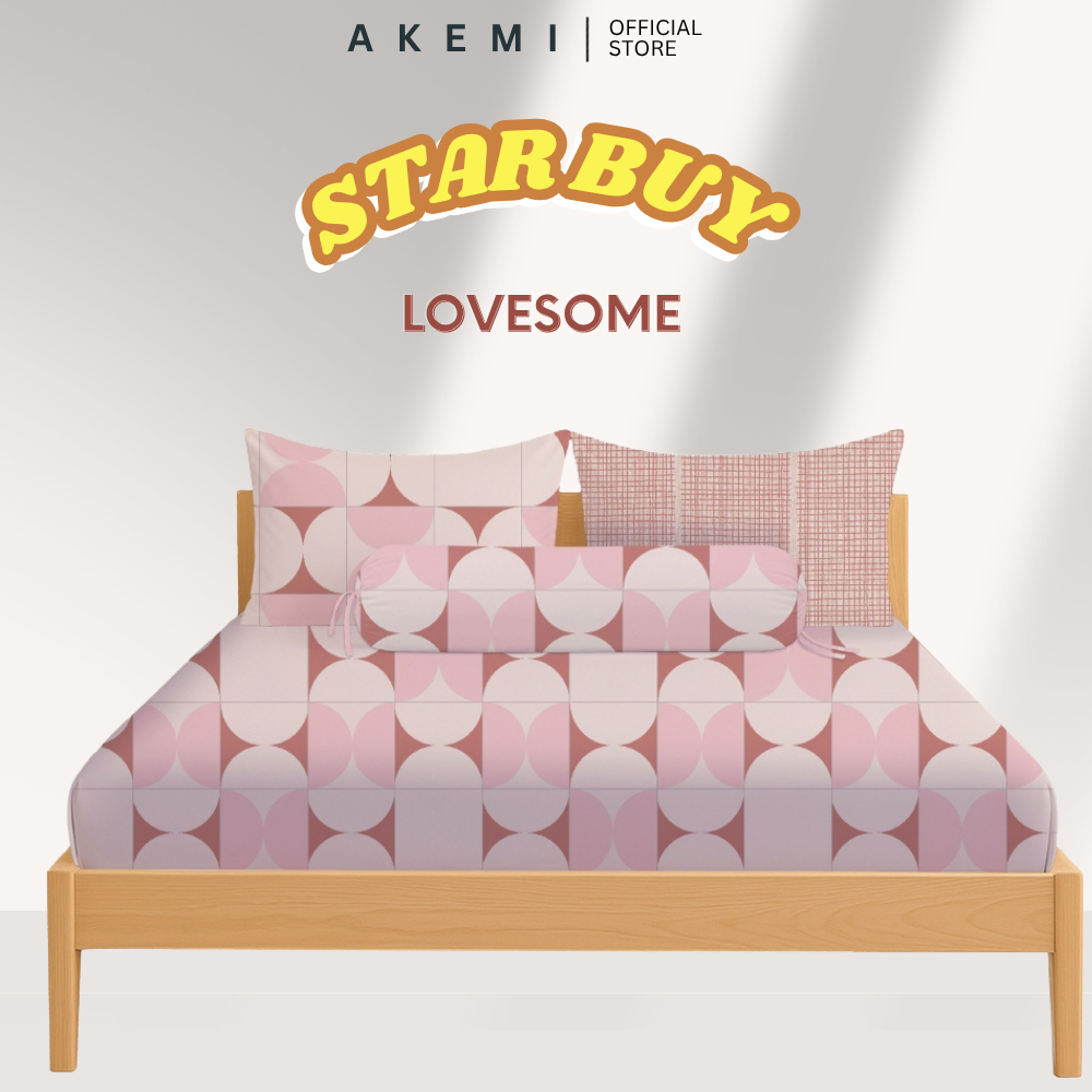 Ai by AKEMI Lovesome Collection ชุดผ้าปูที่นอน 100% MicroXT 650TC (King)