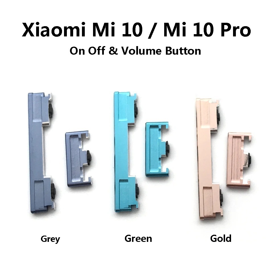 Xiaomi Mi 10 / Mi10 Pro / Mi10Pro ( M2001J2G , M2001J1G ) เปิดไฟด้านข้างปิดระดับเสียงขึ้นลงปุ่มสวิทช