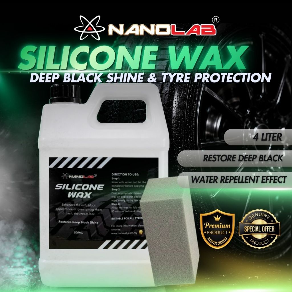 Silicone Wax Silicon Grade CST1000 Tyre Shine Tyre Shine silikon Wax kilat tayar - Nanolab