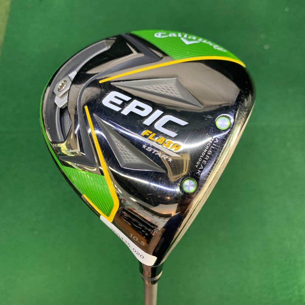 Callaway EPIC FLASH STAR Driver 1W พร้อมฝาครอบศีรษะ SPEEDER EVOLUTION FlexSR 10.5 มือสอง 260425-020