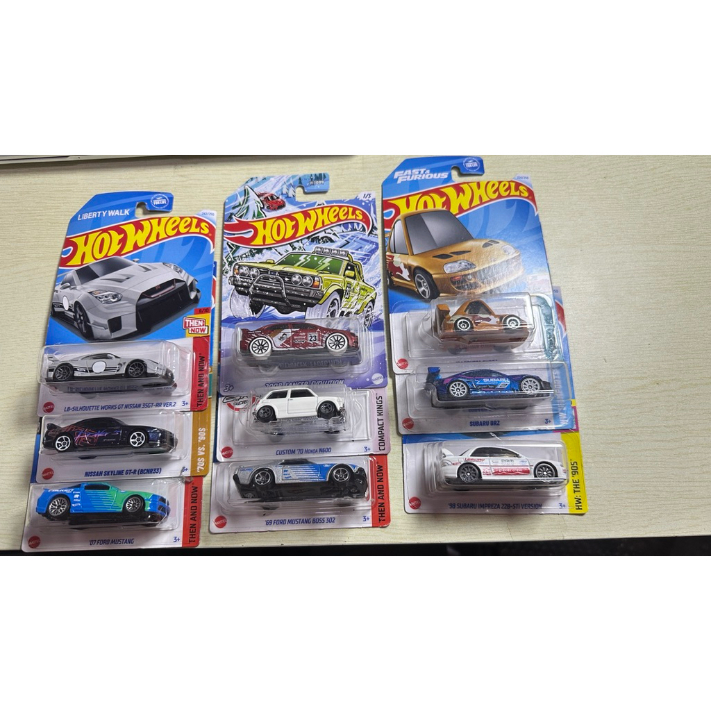 HOTWHEELS MAINLINE MIX ITEM ใหม่และรถเก่า