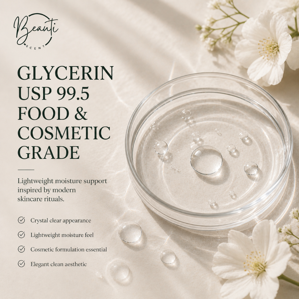 BEAUTISCENT GLYCERIN USP 99.5 FOOD & COSMETIC GRADE [500 กรัม]