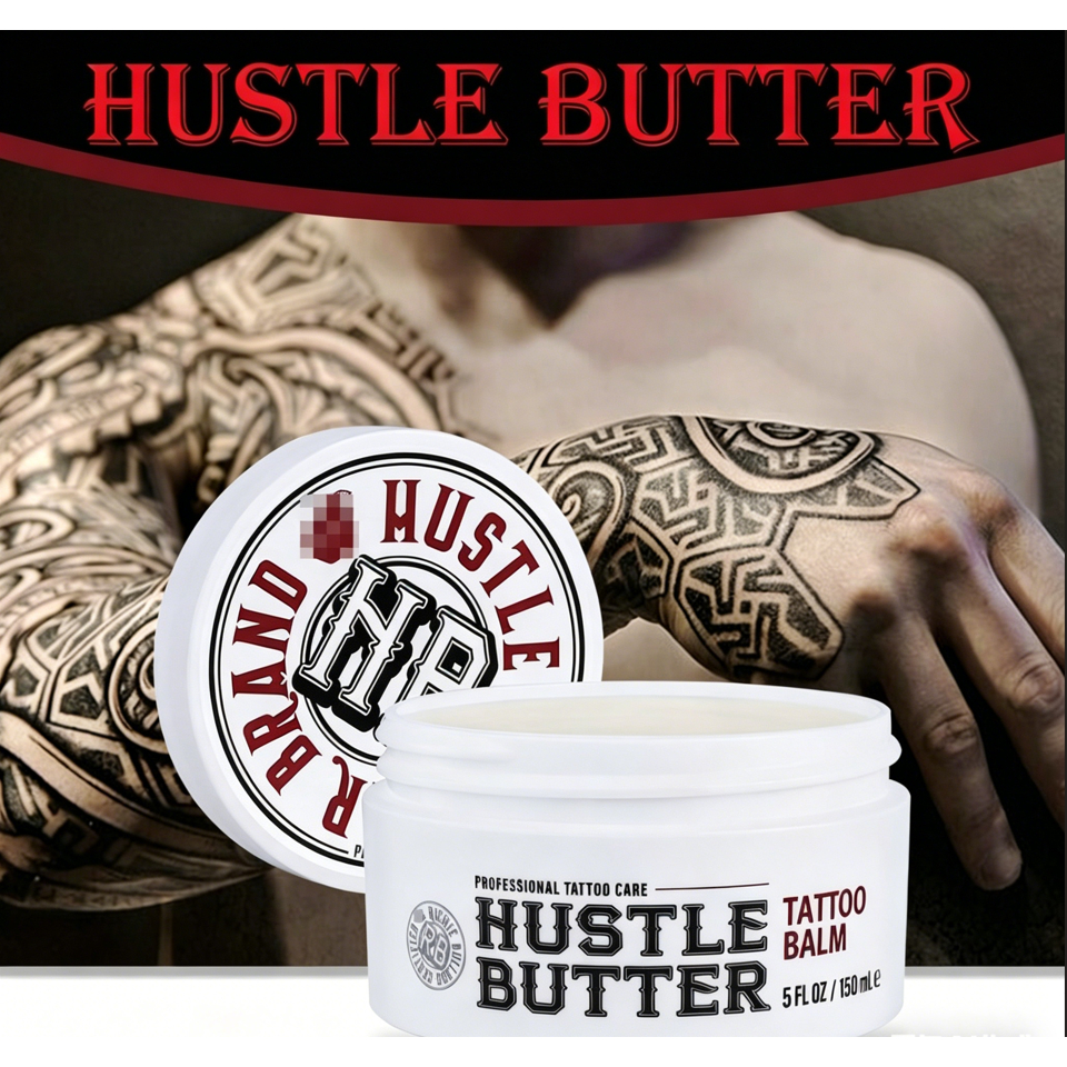 5. Hustle Butter Deluxe Tattoo Balm - ขัดผิวผิวที่ตายแล้ว ให้ความชุ่มชื้นอย่างอ่อนโยน ส่งเสริม Tatto