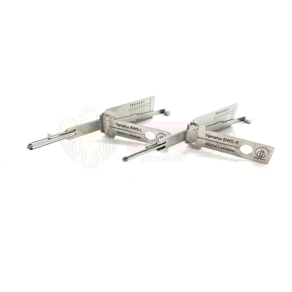 Lishi Style Yamaha BWS-L / BWS-R Motorcycle Lishi Tool – SS203 & SS204 2in1 Pick and Decoder