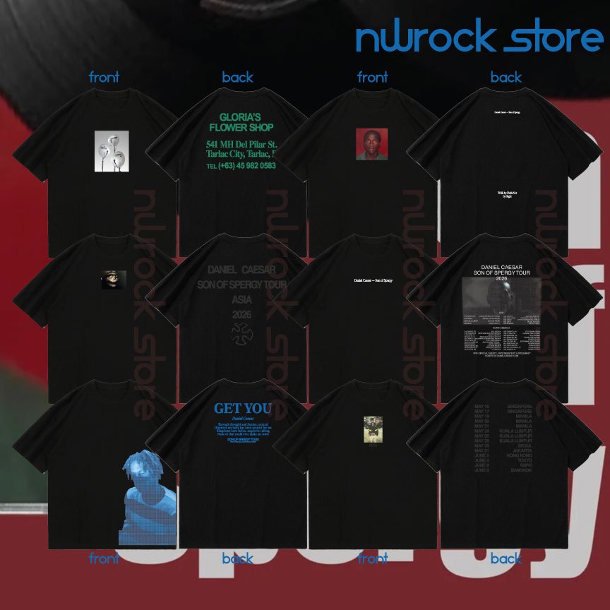 DANIEL CAESAR Shirt Merch Daniel Caesar - Son of Spergy Tour Idea Live Arena, Kuala Lumpur