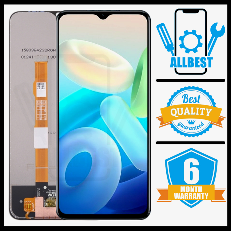 VVO Y33S Y33T Y74S Y76 5G Y76S T1X จอแสดงผล LCD Touch Screen Digitizer ชุดเปลี่ยน