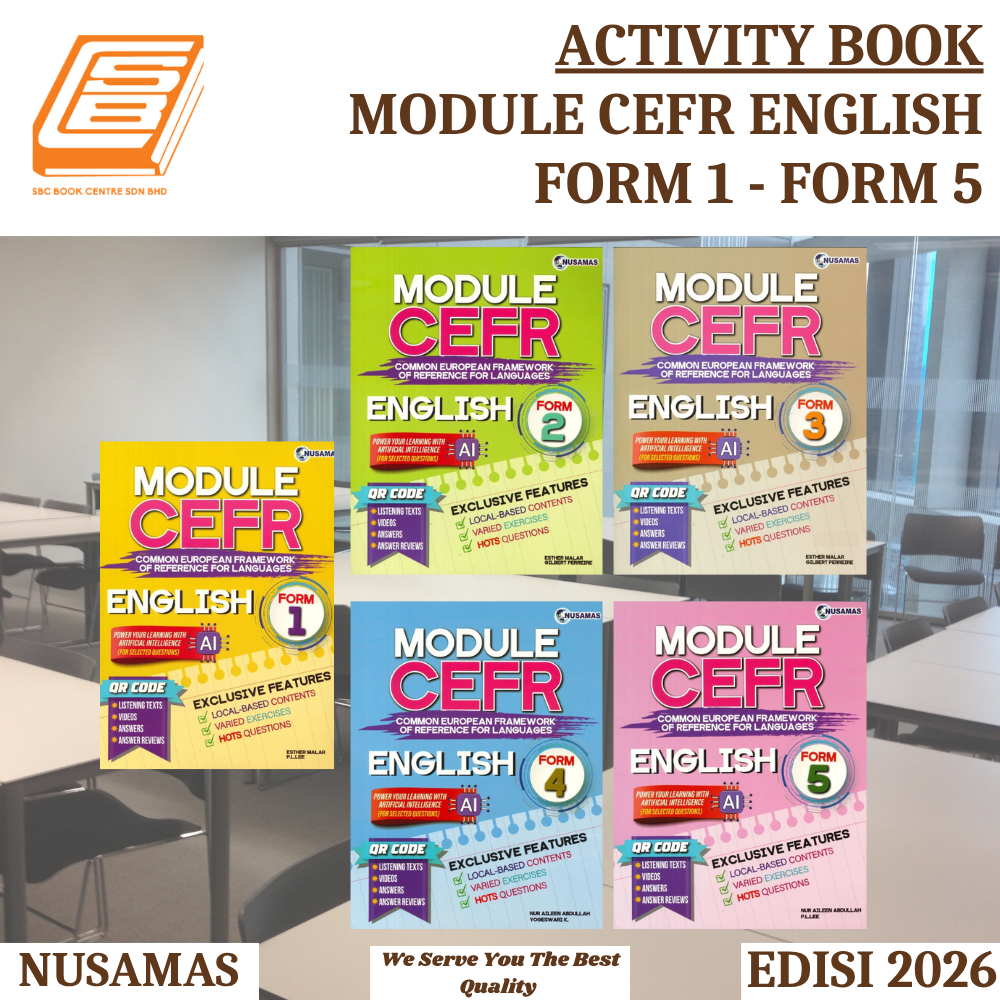 [SBC] หนังสือกิจกรรม : Module CEFR English Form 1 - Form 5 ( Nusamas )