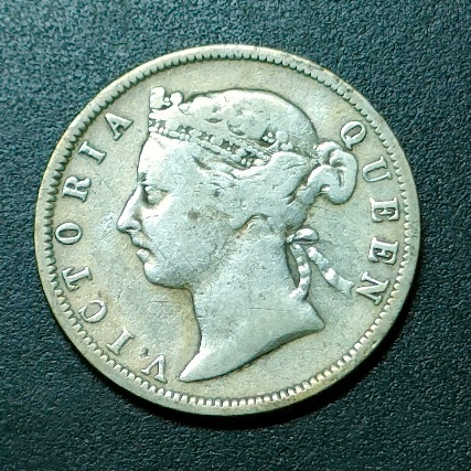 Straits Settlement Queen Victoria 20 Cent 1899