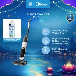 Midea MVC-X6 Floor Washer / Wet & Dry Cordless Vacuum Cleaner With Self-Cleaning Function