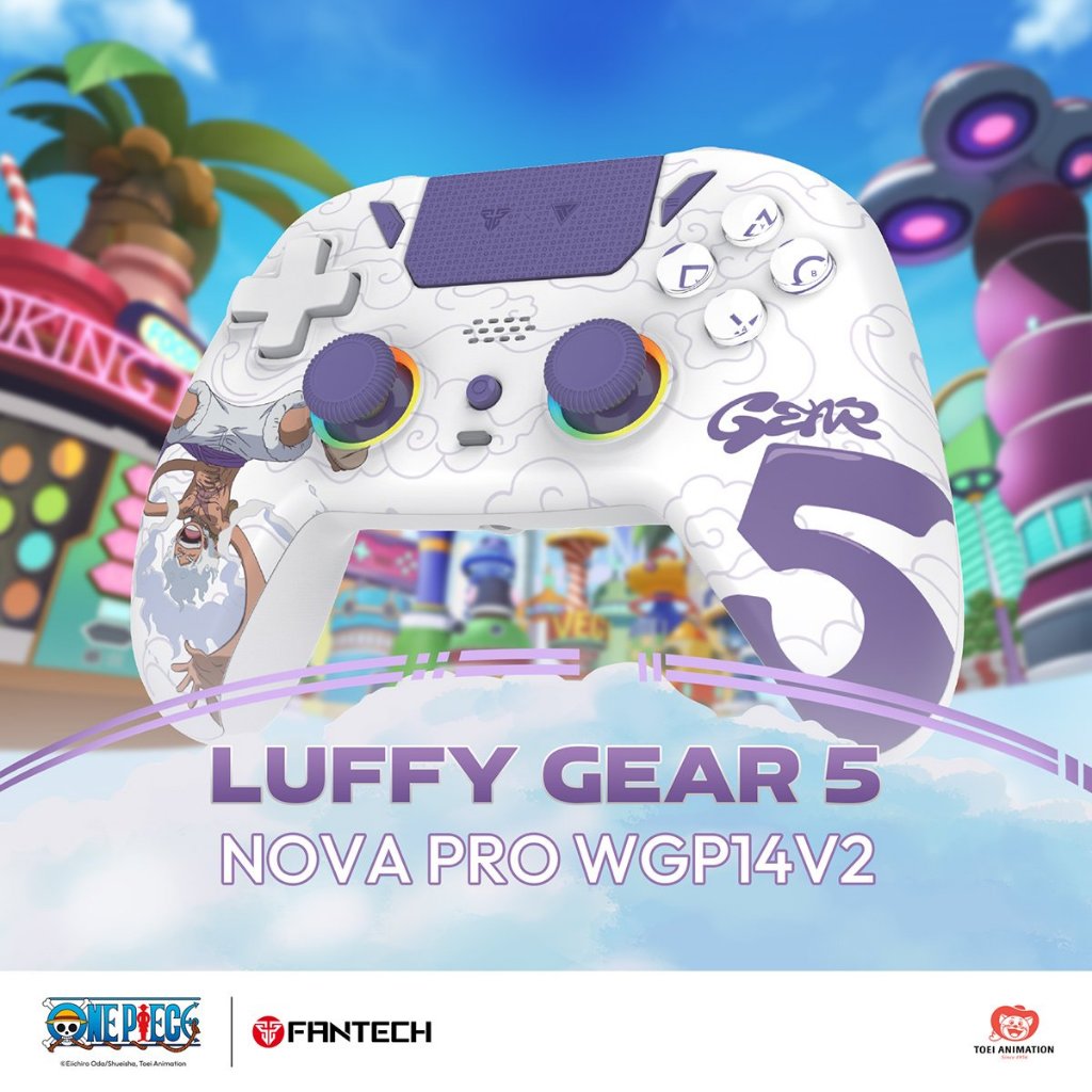 FANTECH NOVA PRO WGP14V2 เกมแพดไร้สายหลายแพลตฟอร์ม ONE PIECE Edition