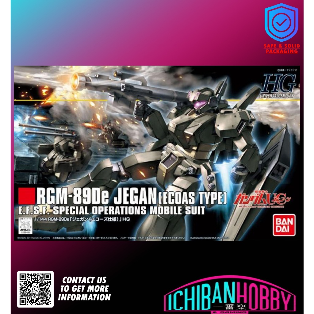 BANDAI HG 1/144 RGM-89De JEGAN [ECOAS TYPE]