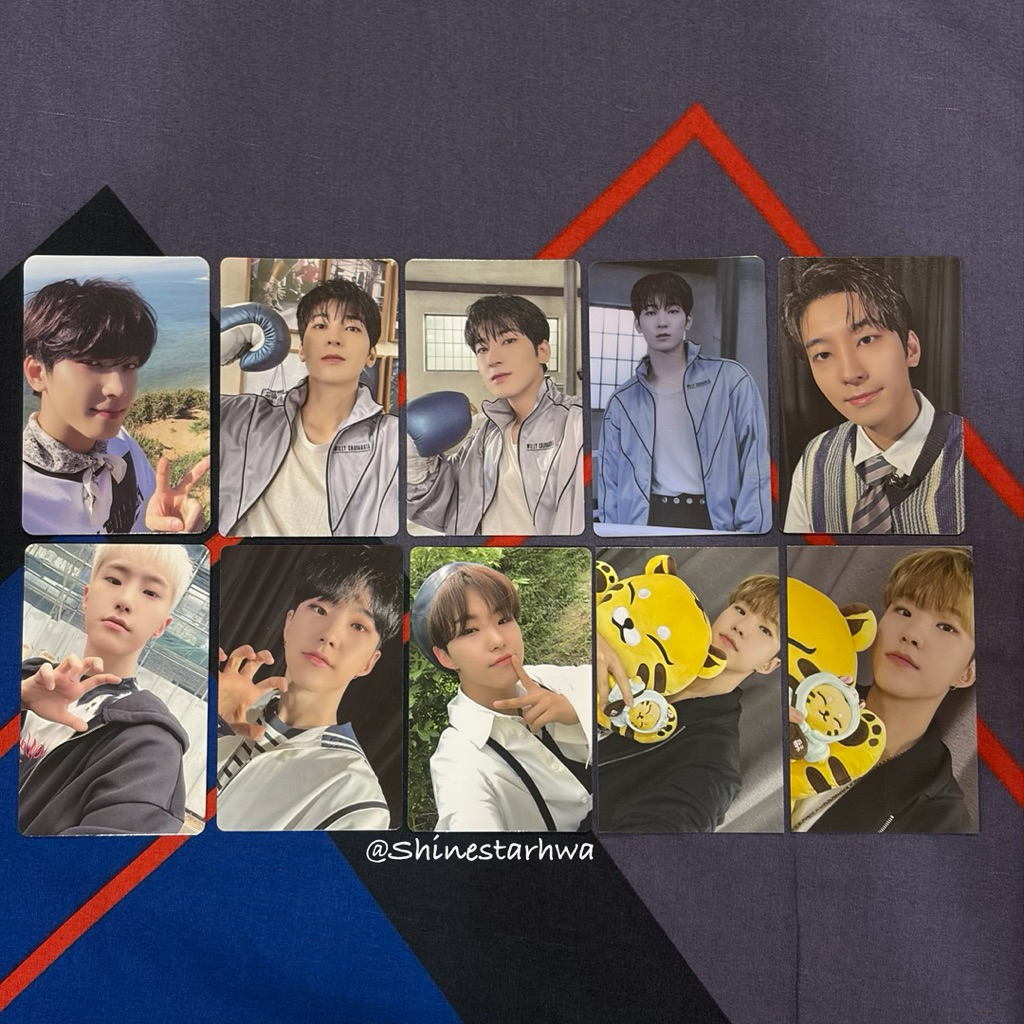 SEVENTEEN โฟโต้การ์ดอย่างเป็นทางการ (WONWOO & HOSHI)