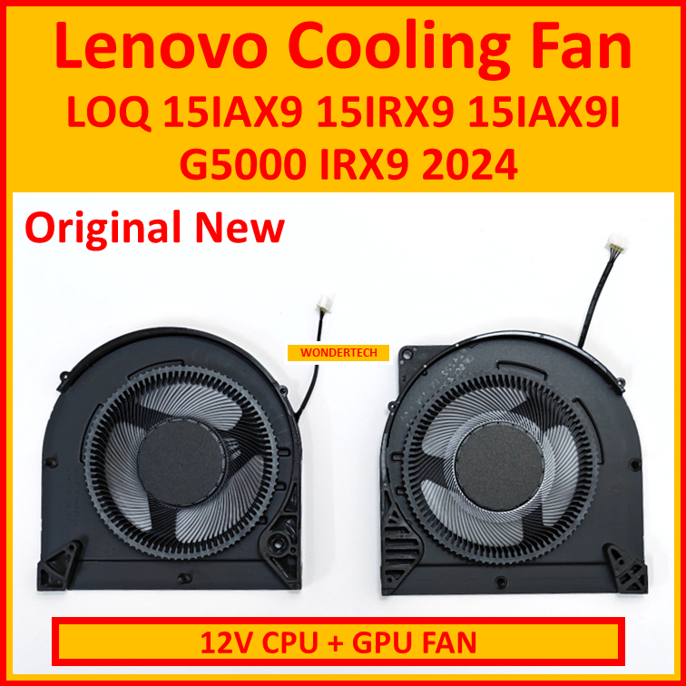 Lenovo LOQ 15IAX9 15IRX9 15IAX9I CPU GPU พัดลมระบายความร้อน G5000 IRX9 2024
