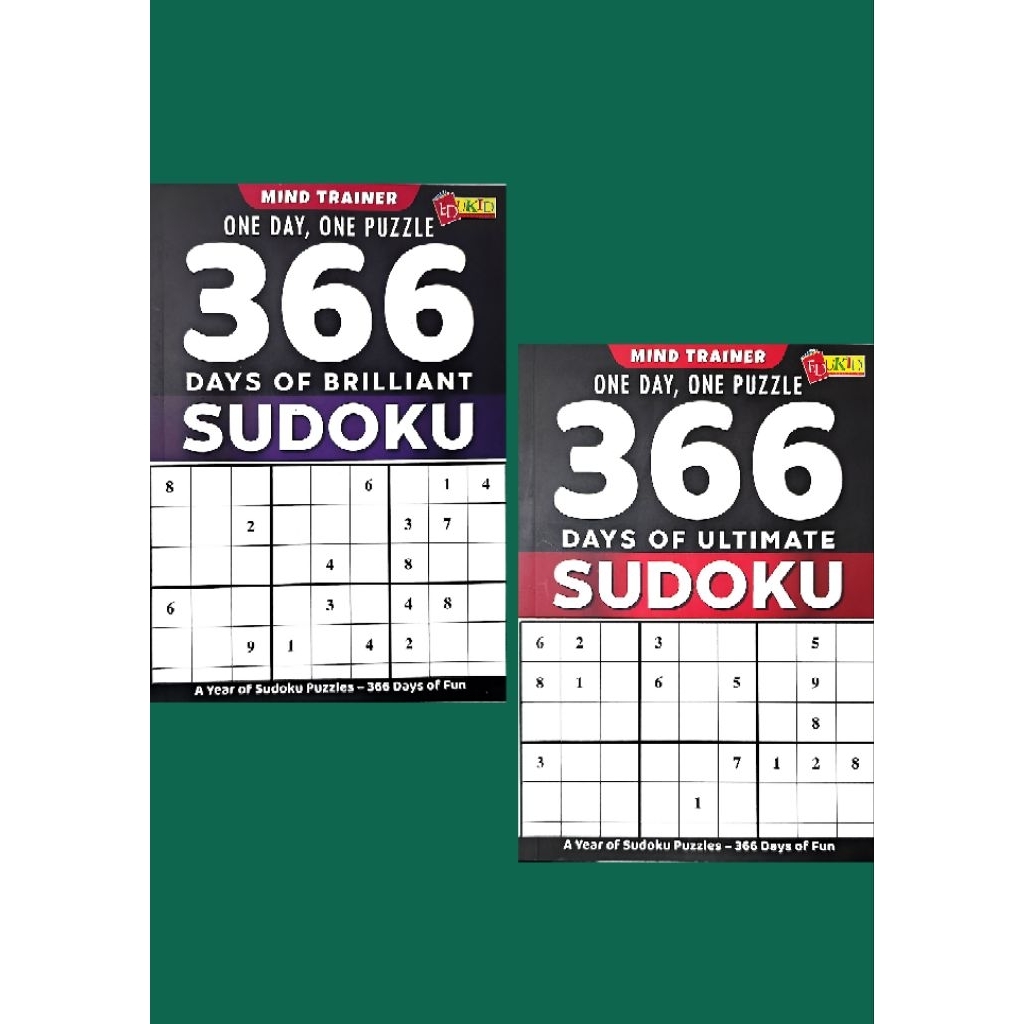 MIND TRAINER ONE DAY, ONE PUZZLE - 366 DAYS OF ....... SUDOKU (EDUKID)