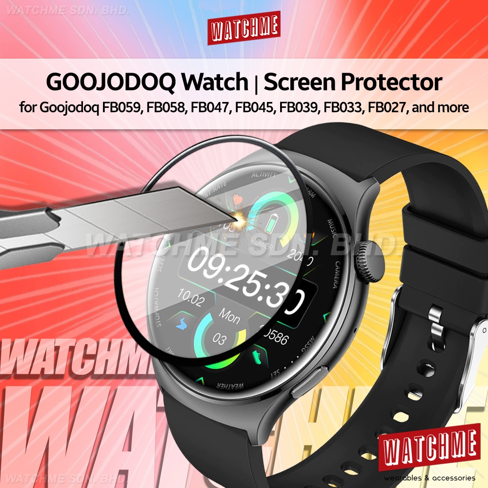 ป้องกันหน้าจอสําหรับ GOOJODOQ นาฬิกา, 3D PMMA Full Cover Film, TPU Soft Tinted (FB027 FB033 FB047 FB058 FB059 FB060 IP67)