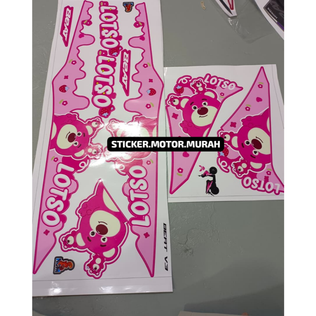 สติ๊กเกอร์ HONDA BEAT V3 LOTSO