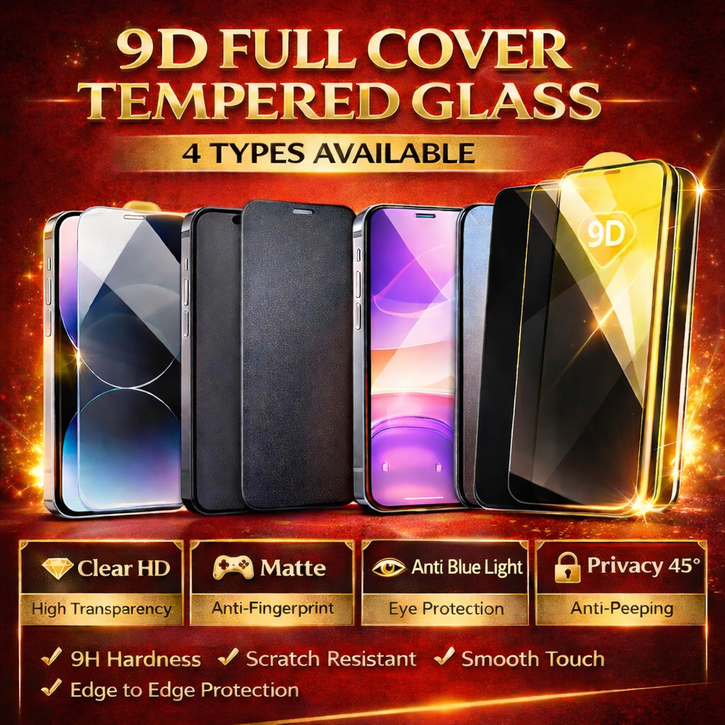 กระจกนิรภัย 9D สําหรับ Infinix GT 10 Pro / GT 20 Pro / GT 30 / GT 30 Pro / GT 50 Pro