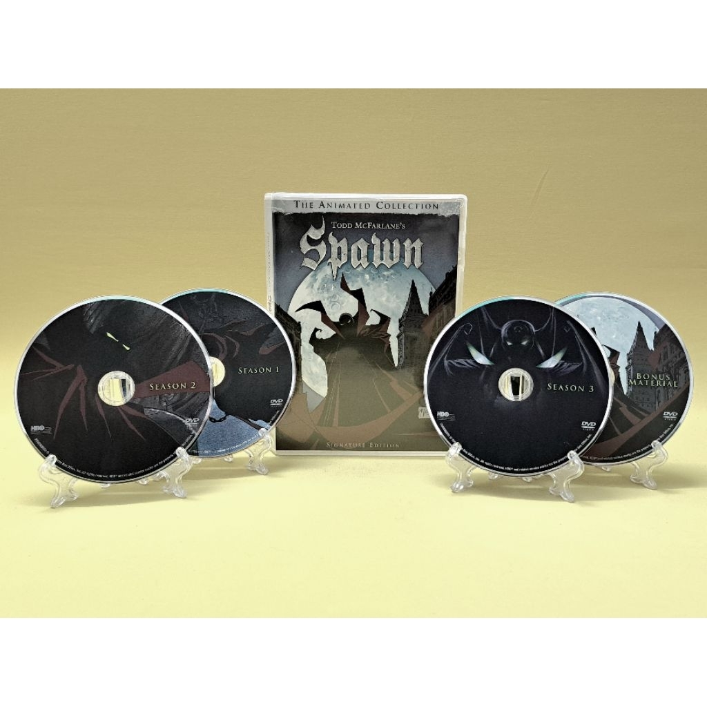 🔥TODD MCFARLANES SPAWN THE ANIMATION COLLECTION SIGNATURE EDTION DVD🔥