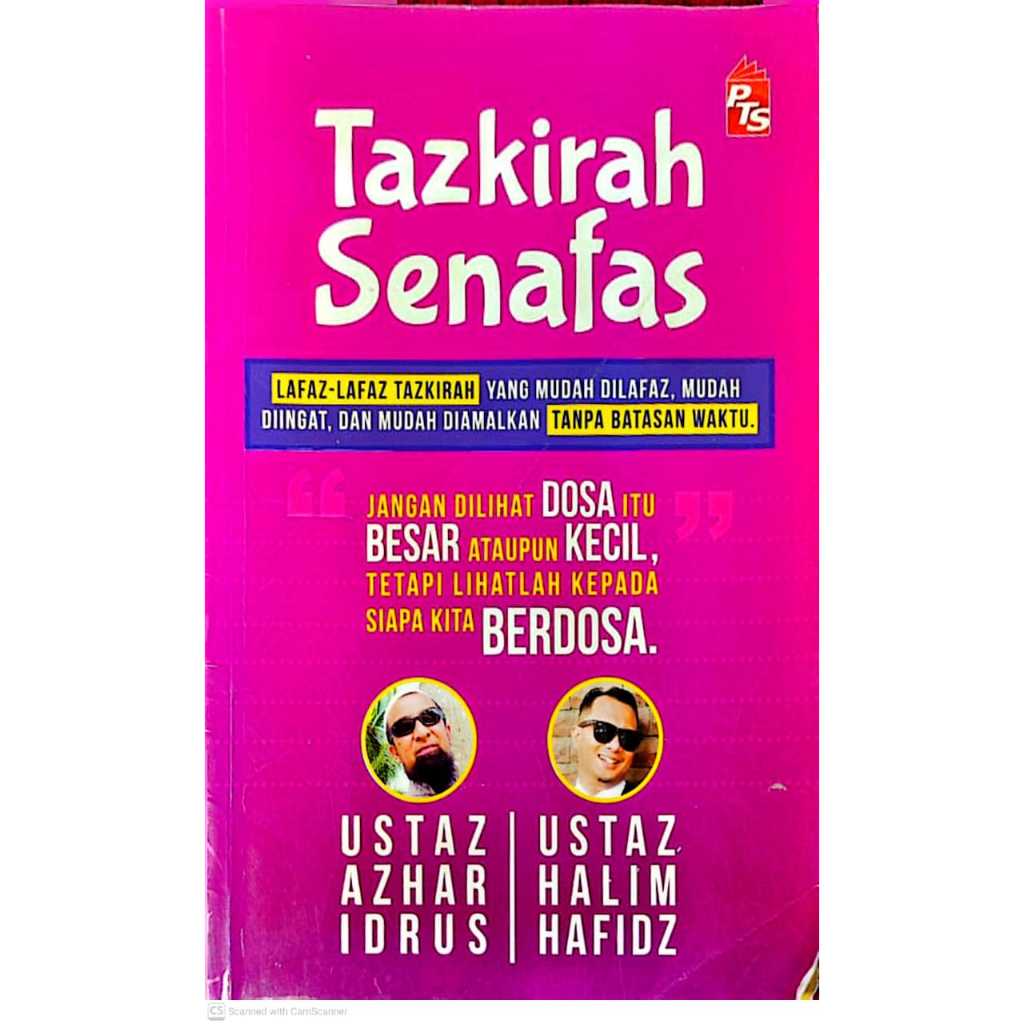 Preloved Tazkirah Senafas - Ustaz Azhar Idrus & Ustaz Halim Hafidz PTS